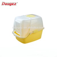 HOT SALE High quality plastic Cat luxury closed indoor toliet cat litter tray